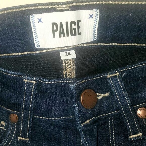 PAIGE | Dark Skinny Jean - Picture 4 of 4